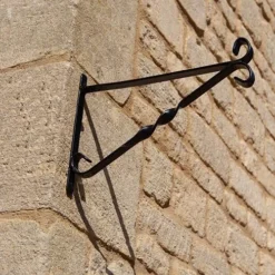 Pair Of 30cm 12in Hanging Basket Wall Brackets