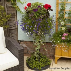 The Easy Fill Hanging Basket Pedestal Planter 5 The Easy Fill Hanging Basket Pedestal Planter -Verdant Vibes Zone 130268 2