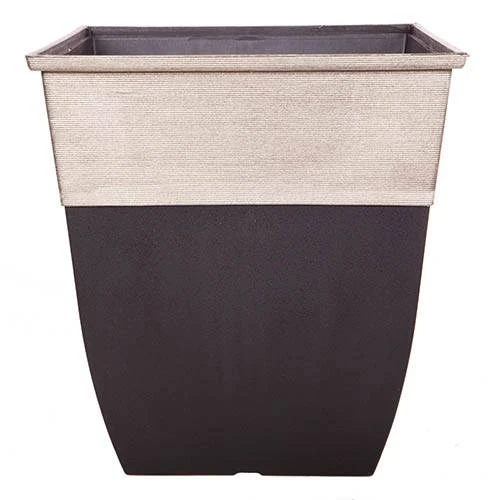 'Hendrix' Tall Square Planter 43cm (17in) Champagne Top 1 'Hendrix' Tall Square Planter 43cm (17in) Champagne Top