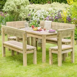 Philippa Table & Bench Set