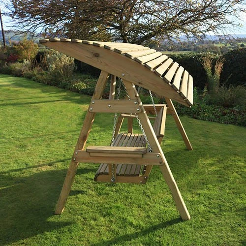 Miami 3 Seater Swing Seat With Cushion 3 Miami 3 Seater Swing Seat With Cushion - Image 3