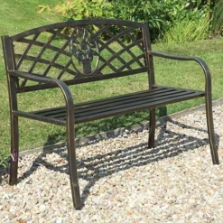 Coalbrookdale Garden Bench - Bronze 6 Coalbrookdale Garden Bench - Bronze -Verdant Vibes Zone 160793 2