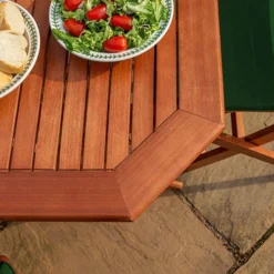 Plumley Set Green Cushions, Parasol & 15Kg Base -Verdant Vibes Zone 161194 2