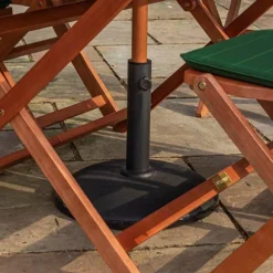 Plumley Set Green Cushions, Parasol & 15Kg Base -Verdant Vibes Zone 161194 6