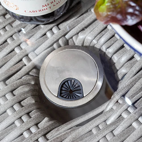 Prestbury 4 Seater Dining Set-Natural Stone 7 Prestbury 4 Seater Dining Set-Natural Stone - Image 7