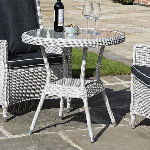 Prestbury Bistro Set Putty Grey 2 Prestbury Bistro Set Putty Grey - Image 2