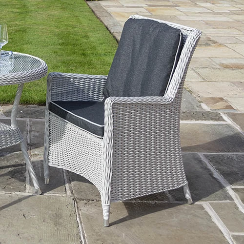 Prestbury Bistro Set Putty Grey 5 Prestbury Bistro Set Putty Grey - Image 5