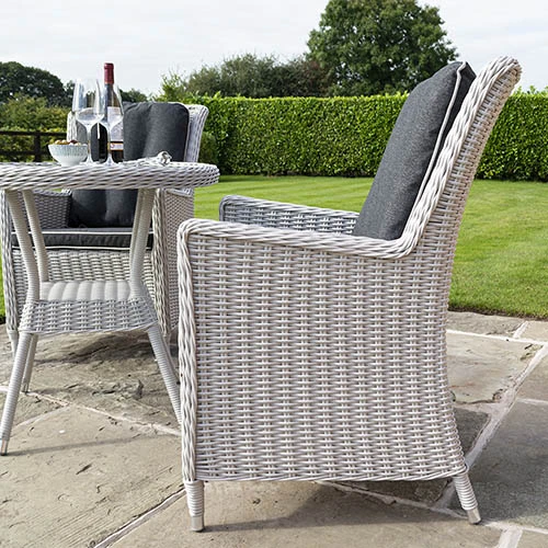 Prestbury Bistro Set Putty Grey 6 Prestbury Bistro Set Putty Grey - Image 6