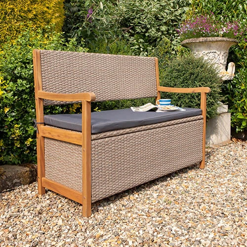 Alderley Rattan Storage Bench - Natural 1 Alderley Rattan Storage Bench - Natural