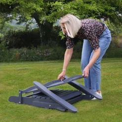 Folding Chair-Dark Grey 7 Folding Chair-Dark Grey -Verdant Vibes Zone 161411 3