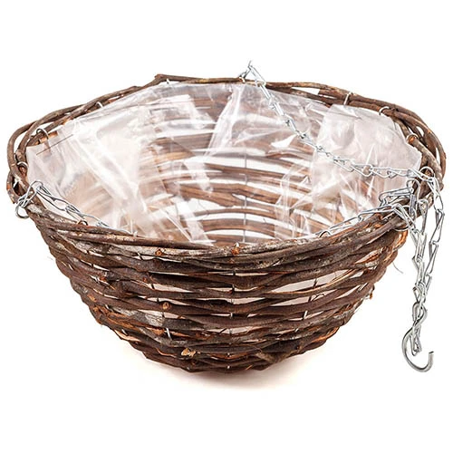 Premium Pre-planted Fuchsia Trailing Rattan Basket 2 Premium Pre-planted Fuchsia Trailing Rattan Basket - Image 2